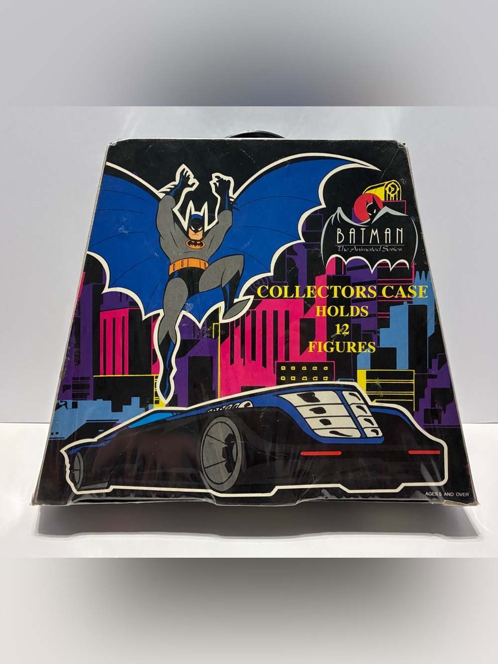 1992 BATMAN Action Figure Collectors Case - Holds 12 - W/Both Trays - Tara Toys